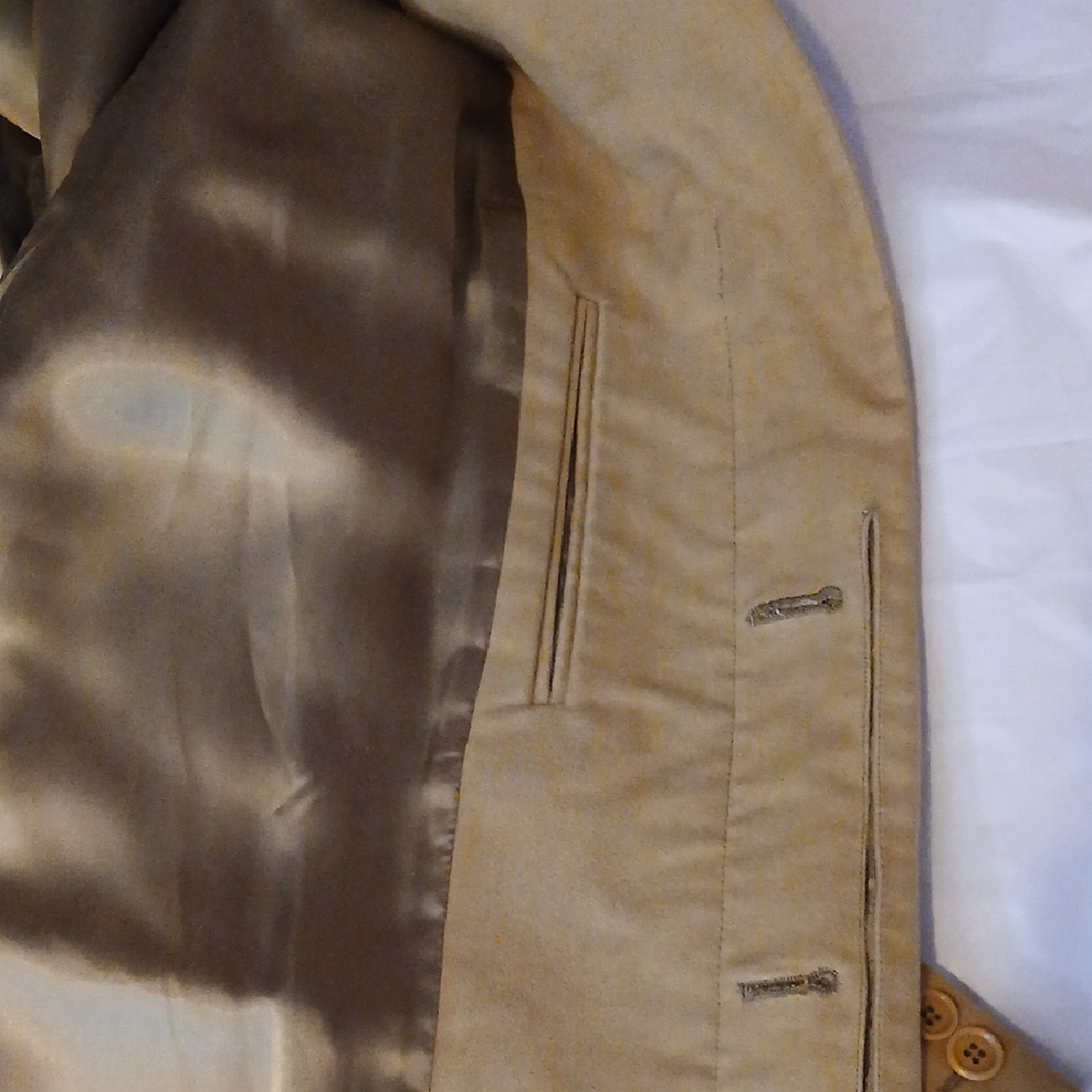 Helmut Lang Tan Men's Trench Coat - Picture 3 of 6